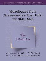 Monologues from Shakespeare’s First Folio for Older Men: The Histories