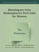 Monologues from Shakespeare’s First Folio for Women