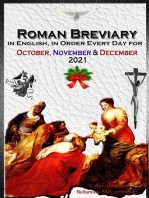 The Roman Breviary: in English, in Order, Every Day for October, November, December 2021