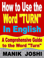 How to Use the Word “Turn” In English: A Comprehensive Guide to the Word “Turn”