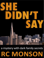 She Didn't Say, a Mystery with Dark Family Secrets