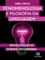 Fenomenologia e filosofia da linguagem: tópicos especiais de filosofia contemporânea