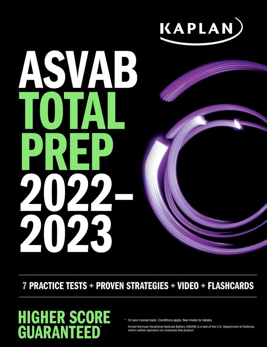 ASVAB Total Prep 2022–2023 by Kaplan Test Prep - Ebook | Scribd