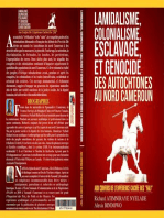 Lamidalisme, colonialisme, esclavage et génocide des autochtones au nord Cameroun. Aux confins de l'expérience cachée des "Fali"