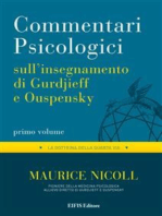 Commentari Psicologici - volume 1: Dagli insegnamenti di Gurdjieff e Ouspensky