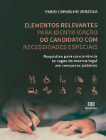 Elementos relevantes para identificação do candidato com necessidades especiais: requisitos para concorrência às vagas da reserva legal em concursos públicos