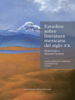 Estudios sobre literatura mexicana del siglo XX: Homenaje a Samuel Gordon