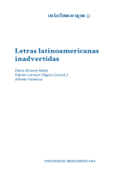 Letras latinoamericanas inadvertidas: Creaciones y críticas de recepción