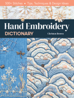 Hand Embroidery Dictionary: 500+ Stitches; Tips, Techniques & Design Ideas