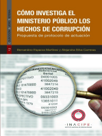 Cómo investiga el Ministerio Público los hechos de corrupción: Protocolo de actuación