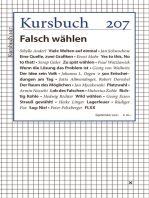 Kursbuch 207: Falsch wählen