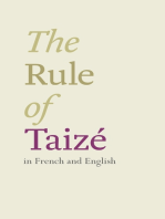 The Rule of Taizé: In French and English