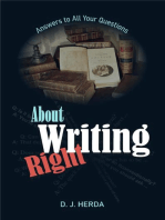About Writing Right: About Writing Right, #1