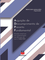 Arguição de descumprimento de preceito fundamental: estudos empíricos em comemoração 20 anos da Lei n. 9.882/1999