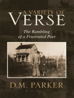 A Variety of Verse: The Rambling of a Frustrated Poet