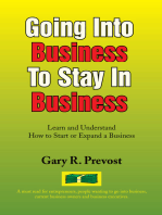 Going into Business to Stay in Business