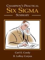 Champion's Practical Six Sigma Summary