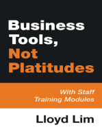 Business Tools, Not Platitudes: With Staff Training Modules