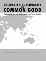 Solidarity, Subsidiarity and Common Good