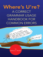 Where's U're?: A Correct Grammar Usage Handbook for Common Errors