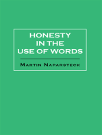 Honesty in the Use of Words