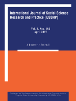International Journal of Social Science Research and Practice