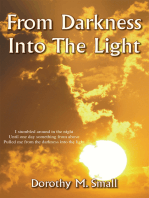 From Darkness into the Light: I Stumbled Around in the Night, Until One Day Something from Above, Pulled Me from Darkness into the Light.