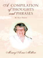 A Compilation of Thoughts and Phrases: By Kay Thren