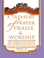 A Treasury of Prayer, Praise & Worship Vol.3: 1067 Examples Based on Verses Found in Isaiah to Revelation