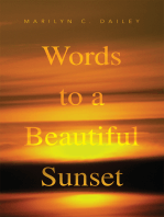 Words to a Beautiful Sunset