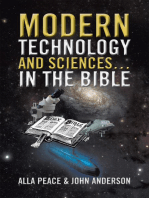 Modern Technology and Sciences… in the Bible