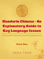 Mandarin Chinese - an Explanatory Guide to Key Language Issues