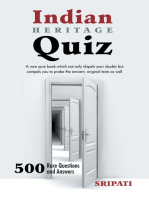 Indian Heritage Quiz: 500 Rare Questions and Answers