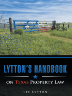 Lytton’S Handbook on Texas Property Law