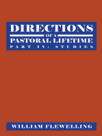 Directions of a Pastoral Lifetime: Part Iv: Studies