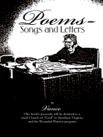 Poems – Songs and Letters: Volume I
