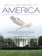 Yah’s Last Word to America: The Blasphemy of False Identity
