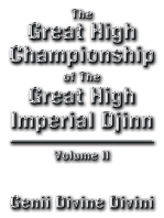 The Great High Championship of the Great High Imperial Djinn: Volume Ii