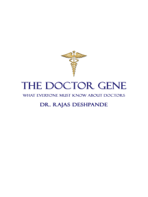 The Doctor Gene by Dr. Rajas Deshpande (Ebook) - Read free for 30 days