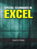 Special Techniques in Excel