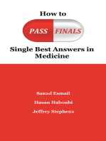 How to Pass Finals: Single Best Answers in Medicine
