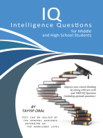 Iq Intelligence Questions for Middle and High School Students