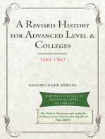 A Revised History for Advanced Level & Colleges