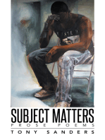 Subject Matters: Prose Poems