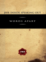 Jhb: Inside Speaking Out: Words Apart