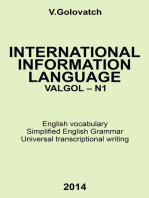 International Information Language Valgol – N1