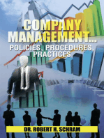 Company Management…Policies, Procedures, Practices