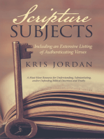 Scripture Subjects