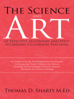 The Science and Art of Effective Secondary and Post-Secondary Classroom Teaching