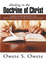Abiding in the Doctrine of Christ: A Bible Study Book on the First Principles of the Oracles of God